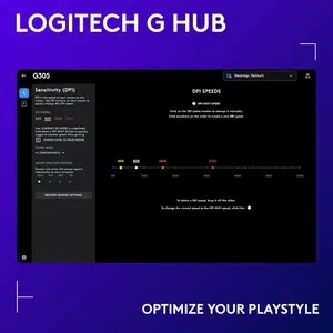 Logitech G305 LIGHTSPEED Wireless Gaming Mouse – HERO Sensor | Ultra-Fast 1 ms Response | 6 Programmable Buttons | Lightweight Design