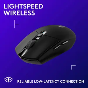 Logitech G305 LIGHTSPEED Wireless Gaming Mouse – HERO Sensor | Ultra-Fast 1 ms Response | 6 Programmable Buttons | Lightweight Design