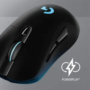 Logitech G703 LIGHTSPEED Wireless Gaming Mouse – HERO 25K Sensor | LIGHTSPEED 1 ms Wireless | POWERPLAY Compatible | 6 Programmable Buttons