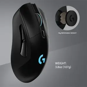 Logitech G703 LIGHTSPEED Wireless Gaming Mouse – HERO 25K Sensor | LIGHTSPEED 1 ms Wireless | POWERPLAY Compatible | 6 Programmable Buttons