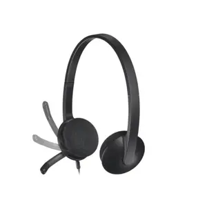 Logitech H340 USB Headset – Digital Stereo Audio, Noise-Cancelling Microphone, Plug & Play USB Connectivity