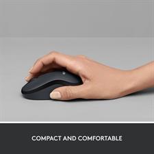 Logitech M220 Silent Wireless Mouse - 1000 DPI, 2D Mechanical Scroll, Charcoal color