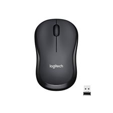 Logitech M221 Wireless Mouse, Silent Buttons, 2.4 GHz with USB Mini Receiver, 1000 DPI Optical Tracking, 18-Month Battery Life, Ambidextrous PC/Mac/Laptop - Black