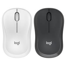Logitech M240 Silent Bluetooth Mouse, Wireless, Compact, Portable, Smooth Tracking, 18-Month Battery, for Windows, macOS, ChromeOS, Compatible with PC, Mac, Laptop, Tablets - White, Black