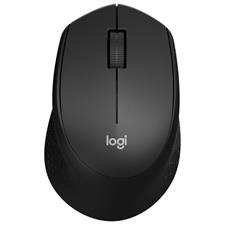 Logitech M331 Silent Plus Wireless Mouse, 18 months battery, 1000 DPI, 2D Mechanical Scroll, Black, Red, Blue