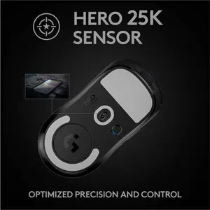 Logitech PRO X SUPERLIGHT 2 Wireless Gaming Mouse – HERO 2 Sensor | LIGHTFORCE Hybrid Switches | 4KHz LIGHTSPEED | 95 Hr Battery | Ultralight 60 g