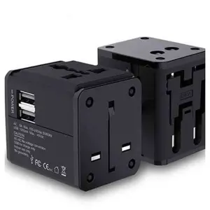 MCDODO CP-4120 Universal Travel Plug – Dual USB Charging, Worldwide Adapter, Multi-Country Compatibility
