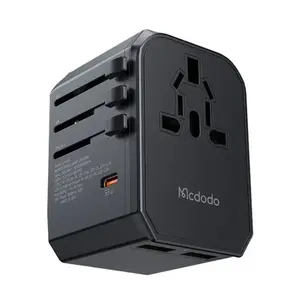 MCDODO CP-4290 Universal Travel Charger – 33W PD Fast Charging, USB-C, Dual USB-A, Worldwide Travel Adapter