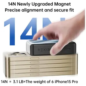 MCDODO MC-502 20000mAh Magnetic Power Bank – 22.5W Fast Charging, Wireless Charging, USB-C PD, LED Display