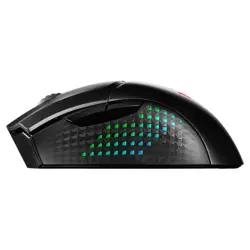 MSI CLUTCH GM51 LIGHTWEIGHT WIRELESS Gaming Mouse | Ultra-Light 85g, 26000 DPI Optical Sensor, OMRON Switches, RGB, Ergonomic Shape