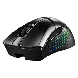 MSI CLUTCH GM51 LIGHTWEIGHT WIRELESS Gaming Mouse | Ultra-Light 85g, 26000 DPI Optical Sensor, OMRON Switches, RGB, Ergonomic Shape