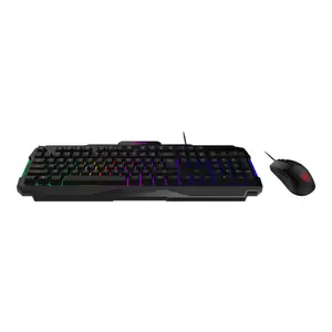 MSI FORGE GK100 Combo – RGB Gaming Keyboard & Mouse Set | Mechanical Feel | Adjustable DPI | Ergonomic Design