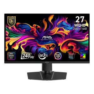 MSI G273QP – 27″ QHD Rapid IPS Gaming Monitor | 240Hz Refresh Rate | 1ms GTG | G-SYNC Compatible | HDR Ready