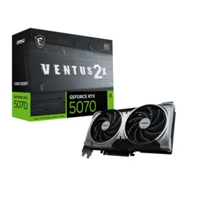 MSI GeForce RTX™ 5070 12G VENTUS 2X OC – 12GB GDDR7 Overclocked Dual-Fan Gaming Graphics Card