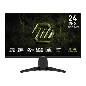 MSI MAG 245F X24 24-Inch FHD Rapid IPS Gaming Monitor with 240Hz Refresh Rate, 0.5ms Response Time, AMD FreeSync Premium & HDR Ready