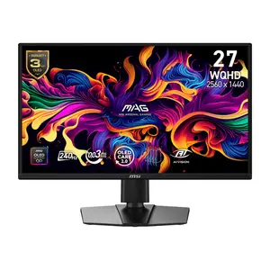 MSI MAG 272QP QD-OLED X24 26.5-Inch WQHD Gaming Monitor with 240Hz Refresh Rate, 0.03ms Response Time, VESA ClearMR 13000 & OLED Care 2.0