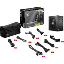 MSI MAG A750GL PCIE 5.1 & ATX 3.1 Gaming Power Supply - Full Modular - 80 Plus Gold Certified 750W - Compact Size - ATX PSU