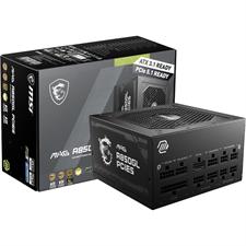 MSI MAG A850GL PCIE 5.1 & ATX 3.1 Gaming Power Supply - Full Modular - 80 Plus Gold Certified 850W - Compact Size - ATX PSU