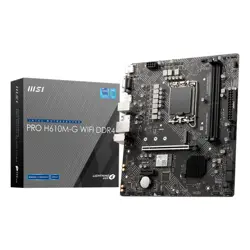 MSI PRO H610M-G WIFI Motherboard | LGA 1700, DDR4, Wi-Fi 5
