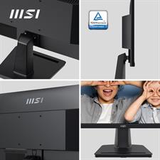 MSI PRO MP225 21.5 Inch Full HD Office Monitor - 1920 x 1080 IPS Panel, 100 Hz Refresh Rate, Eye-Friendly Screen, Tilt-Adjustable, Anti-Glare Coating, Built-in Speakers, HDMI and VGA Ports, Black