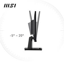 MSI PRO MP225 21.5 Inch Full HD Office Monitor - 1920 x 1080 IPS Panel, 100 Hz Refresh Rate, Eye-Friendly Screen, Tilt-Adjustable, Anti-Glare Coating, Built-in Speakers, HDMI and VGA Ports, Black