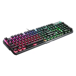 MSI VIGOR GK71 SONIC US Wired Mechanical Gaming Keyboard | MSI Sonic Red Switches (35g), Per-Key RGB, Aluminum Body, Memory Foam Wrist Rest