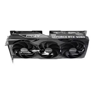 PNY NVIDIA GeForce RTX™ 5080 – 16GB GDDR7 PCIe Graphics Card | Triple-Fan OC GPU