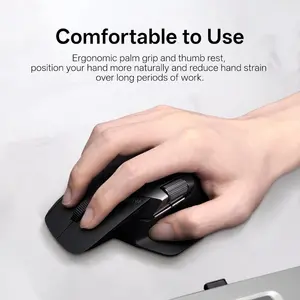 Rapoo MT760 Pro Multi-Mode Wireless Mouse – 12000 DPI, 2000Hz Polling, NearLink, Bluetooth 5.0, 11 Programmable Buttons – Light Black
