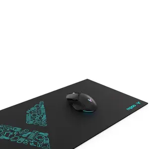 Rapoo V1L Extra Large Gaming Mouse Pad – 800 × 300mm, Anti-Slip Base, Stitched Edge, Black