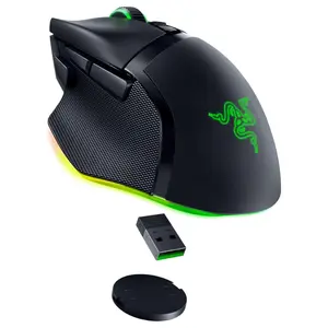Razer Basilisk V3 Pro 35K Wireless Ergonomic Gaming Mouse with Focus Pro 35K Optical Sensor Gen-2, HyperScroll Tilt Wheel, 13-Zone Chroma RGB & 140-Hour Battery Life