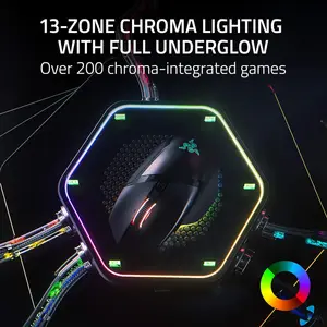 Razer Basilisk V3 Pro 35K Wireless Ergonomic Gaming Mouse with Focus Pro 35K Optical Sensor Gen-2, HyperScroll Tilt Wheel, 13-Zone Chroma RGB & 140-Hour Battery Life