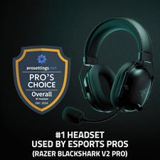 Razer BlackShark V2 Pro Wireless Gaming Headset 2023 Edition: Detachable Mic - Pro-Tuned FPS Profiles - 50mm Drivers - Noise-Isolating Earcups w/Ultra-Soft Memory Foam - 70 Hr Battery Life - Black