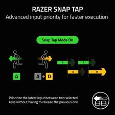 Razer DeathStalker V2 Pro Wireless Gaming Keyboard: Low Profile Optical Switches Linear Red - HyperSpeed Wireless & Bluetooth - Chroma RGB - Up to 200 Hr Battery Snap Tap