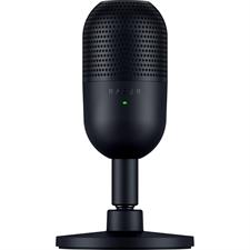 Razer Seiren V3 Mini USB Microphone: Condenser Mic - Supercardioid Pickup Pattern - Tap-to-Mute Sensor with LED Indicator - Shock Absorber - Ultra Compact - PC, Discord, OBS Studio, XSplit - Black, White Pink