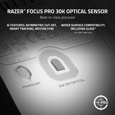 Razer Viper V2 Pro HyperSpeed Wireless Gaming Mouse: 59g Ultra-Lightweight - Optical Switches Gen-3-30K Optical Sensor - On-Mouse DPI Controls - 90hr Battery - USB Type C Cable Included - White, Black