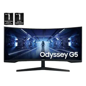 Samsung 34" Odyssey G5 G55T Curved Gaming Monitor 165Hz 1ms Ultra WQHD FreeSync
