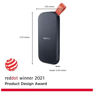  SanDisk Portable SSD 2TB | Up to 800 MB/s Read Speed | USB 3.2 Gen 2 | Durable & Compact External Storage