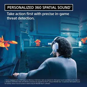 Sony INZONE H9 WH-G900N/WZ Wireless Noise Cancelling Gaming Headset 360 Spatial Sound