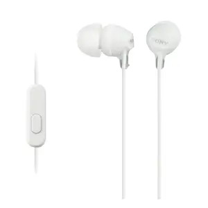 Sony MDR-EX15AP Wired In-Ear Headphones with Microphone 9mm Drivers Deep Bass 3.5mm