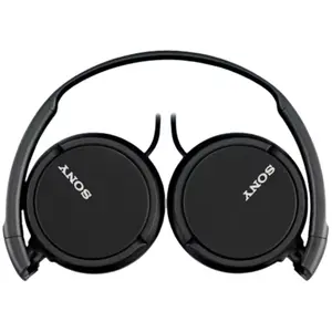 Sony MDR-ZX110AP Wired On-Ear Headphones with Microphone Deep Bass Foldable Design