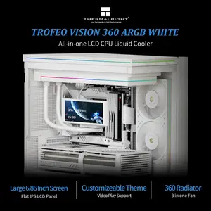 Thermalright Trofeo Vision 360 ARGB AIO CPU Liquid Cooler 6.86" LCD Display 360mm Radiator