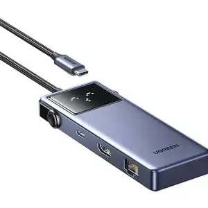 UGREEN 45155 UNO 7-in-1 USB-C Hub – 4K 60Hz HDMI, 2× USB 3.0, USB-C Data, Gigabit Ethernet, USB 2.0 & PD Charging