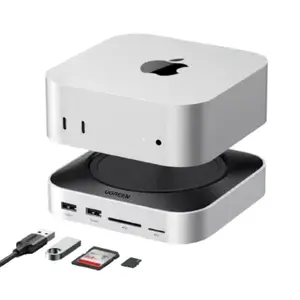 UGREEN Mac mini M4 11-in-1 Docking Station 65487 – 10Gbps USB-C Hub, M.2 NVMe SSD Enclosure, SD/TF Card Reader