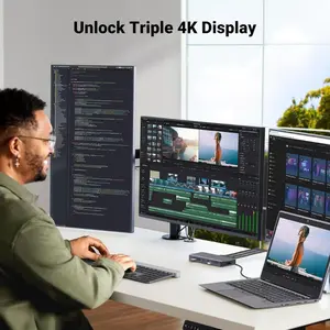 UGREEN Revodok Pro 313 15978 13-in-1 USB-C Docking Station – Triple 4K Display, 10Gbps, 100W PD, Gigabit Ethernet