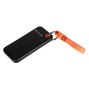 Verbatim Pocket SSD 1TB – USB 3.2 Gen 2 Portable External SSD with Keyring & Cable Attachment, Up to 1000MB/s
