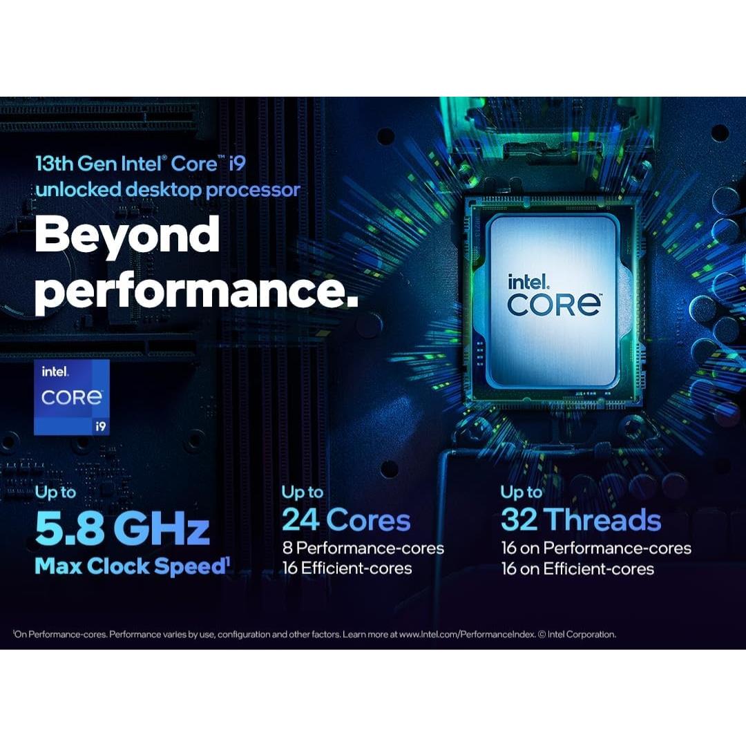 Intel Core i9-13900KF Desktop Processor 24 Cores (8 P Cores and 16