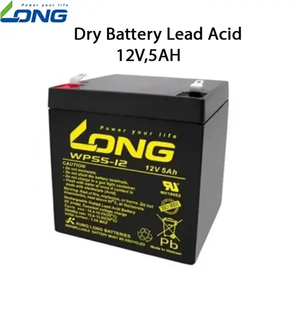 12V 5AH Dry Lead Acid Battery