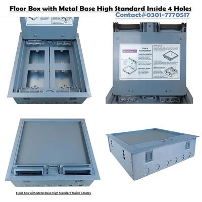 Floor Box with Metal Base