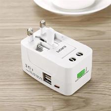 Clopal International Travel Adapter with USB & Type-C Charging Ports