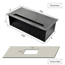Flip up Tabletop Brush Connectivity Technology Box
